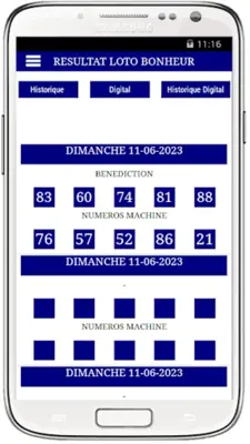 LOTO BONHEUR android App screenshot 3